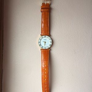 New Orange leather Jowissa watch